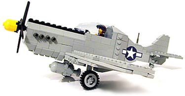WW2 P51 LEGO Fighter Plane Model